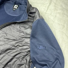 Footjoy Men’s Hybrid Quilted Golf Jacket Water Repellant Blue Large Branded GATX