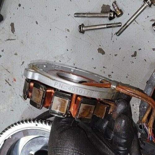 Polaris TX Genesis CARB 1200 stator coil generator magneto flywheel 4010170 00 - Picture 3 of 3