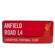 Liverpool FC Street Sign Red - Brand New Official Club Merchandise