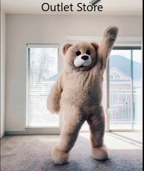 Halloween Dibujos Animados Oso Pardo Juegos con disfraces Mascota Disfraz Conjunto Navidad Unisex Carnaval Foto 2 de 4