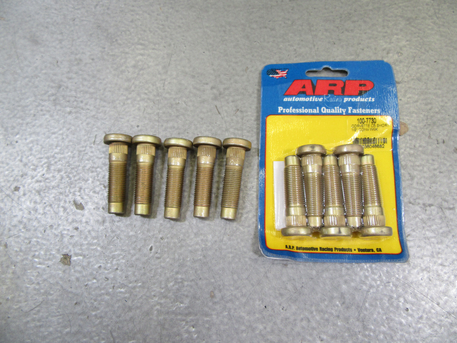 2X ARP 100-7730 Wheel Stud Kit 5pk C5 Corvette 1/2-20 Conversion Short ...