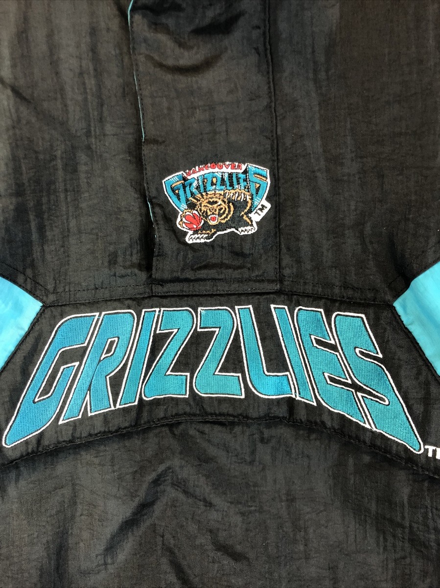 Vancouver Grizzlies Starter Bomber Jacket Youth Large Vancouver Grizzlies Starter Bomber Jacket Youth Large