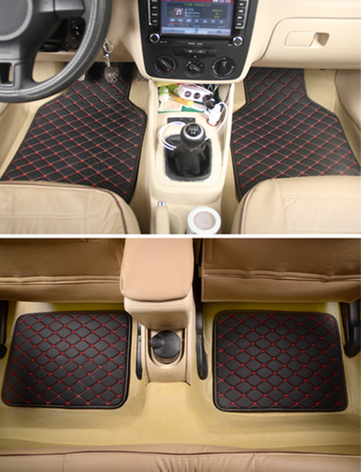 Floor Mats Car Front Rear Carpet Rug Mat Protector For Auto Interior