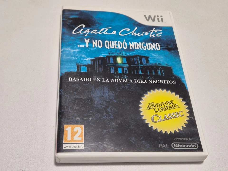 AGATHA CHRISTIE ... Y NO QUEDO NINGUNO - NINTENDO WII - PAL ESPAÑA, foto 1 de 5
