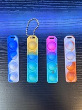 Push Pop Fidget Keychain Toy Random 2 Pack