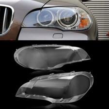 For 2008-2013 Bmw X5 E70 330i Pair Right Left Headlight Clear Lens Cover For 2008-2013 Bmw X5 E70 330i Pair Right Left Headlight Clear Lens Cover