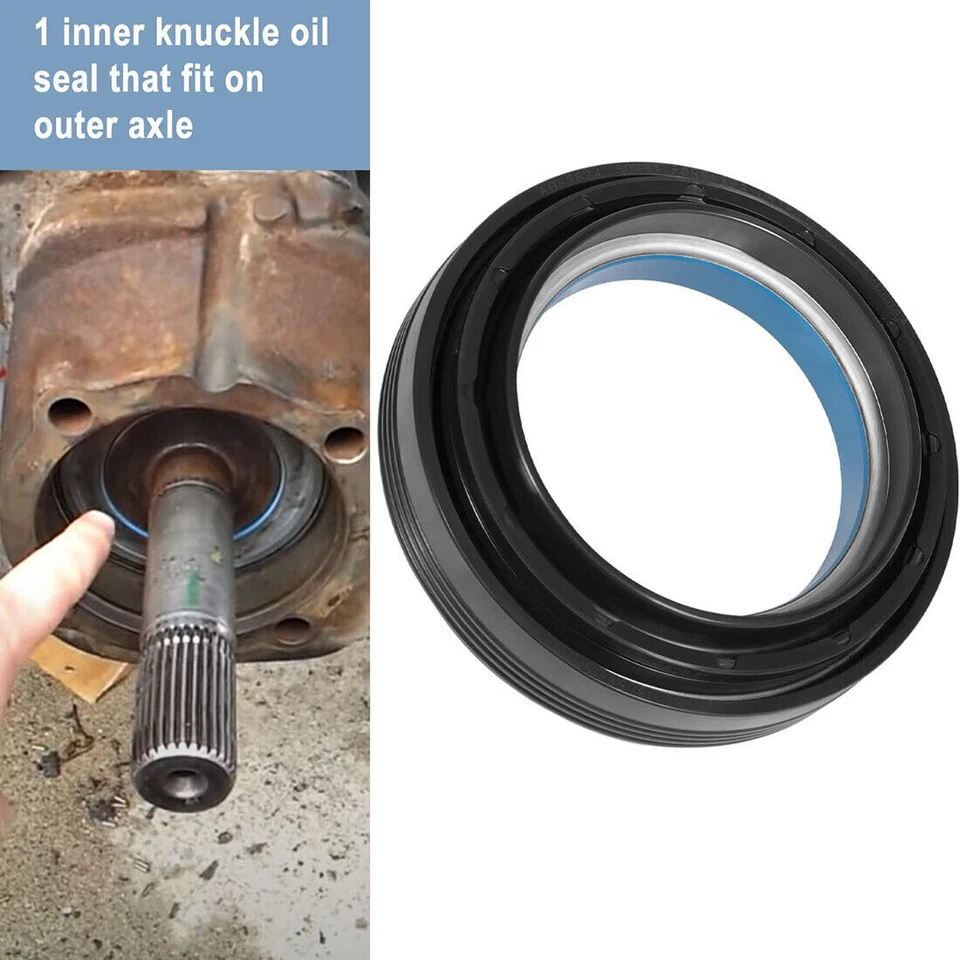 Front Outer Axle Hub Shaft Seal 50491 for Dana 50 60 Ford F250 F350 F450 1998-04 - Imagem 3 de 4