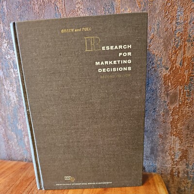 Paul Green - Donald Tull - Research for Marketing Decisions - 2. Edition - 1970