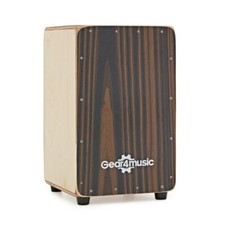 Compact Cajon and Gigbag by Gear4music Ebony