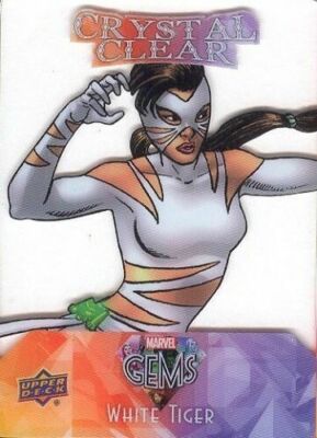 2016 Upper Deck Marvel Gems Crystal Clear CC-3 White Tiger Plastic card! RARE!