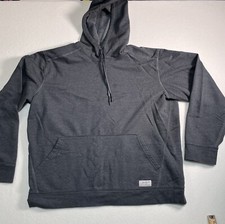 Eddie Bauer Men  s Everyday Pullover Hoodie Large XL Pockets Gray Sweatshirt