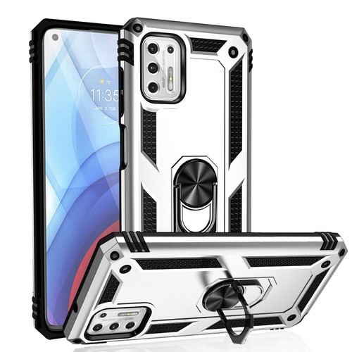 For Motorola Moto G Stylus/G Power Case Shockproof Armor Ring Stand Cover - 第 24/25 張圖片