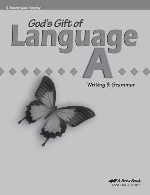 Abeka Language A Quiz and Test Key Third Edition - Fourth Grade