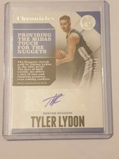 2017/18 PANINI CHRONICLES TYLER LYDON AUTOGRAPH ROOKIE #ed /199 Denver Nuggets