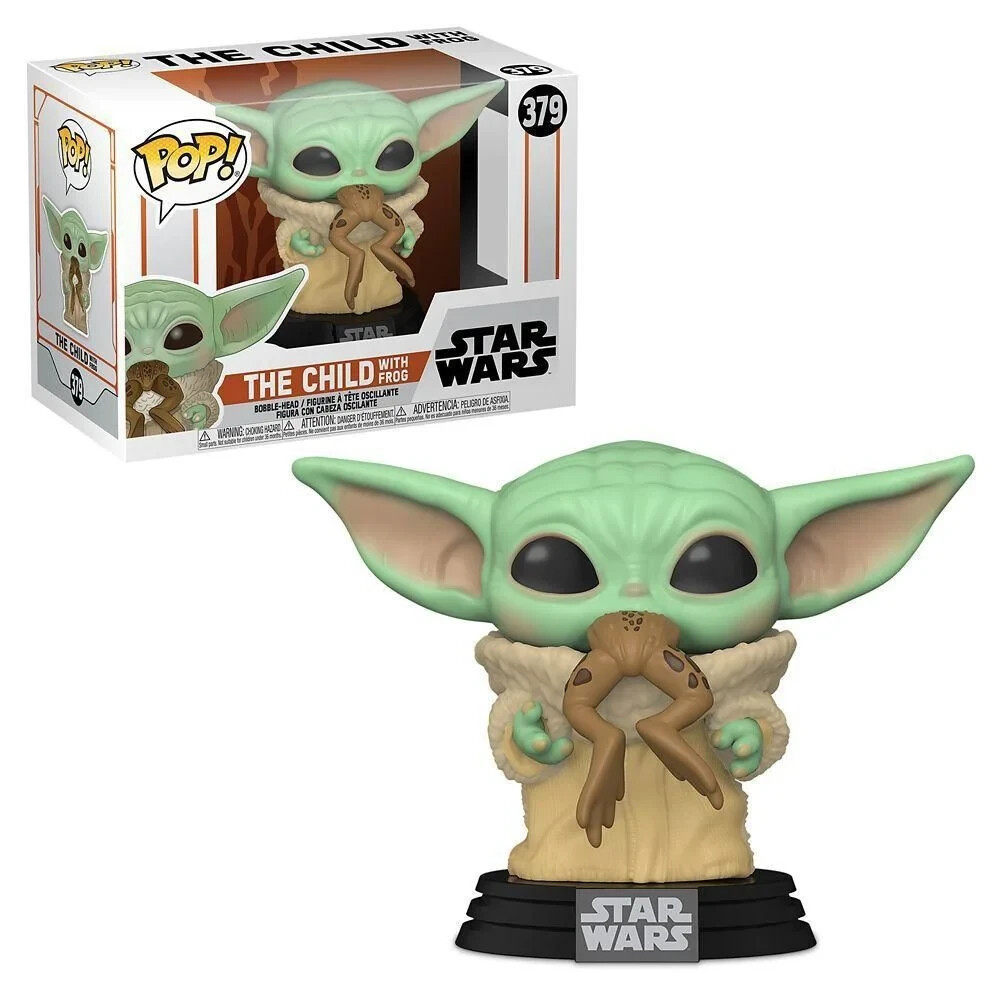 Funko Pop! The Mandalorian Baby Yoda The Child With Frog 379