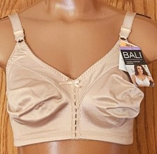 NWT Bali Flexible Support Unlined Wireless Full Coverage Bra 3820 Beige 36DD