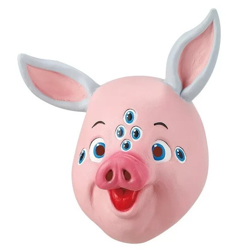 Masquerade Halloween Latex Fancy Peppa Pig Head Mask Carnival Party Cosplay Prop - Picture 20 of 78