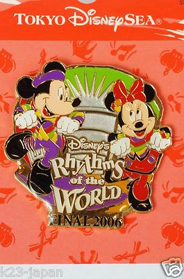 Tokyo Disney Resort Pin TDS Rhythms Of The World Final 2006 Mickey 
