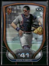 2015 Bowman Scouts' Top 100 #BTP-41 Kevin Plawecki Mets