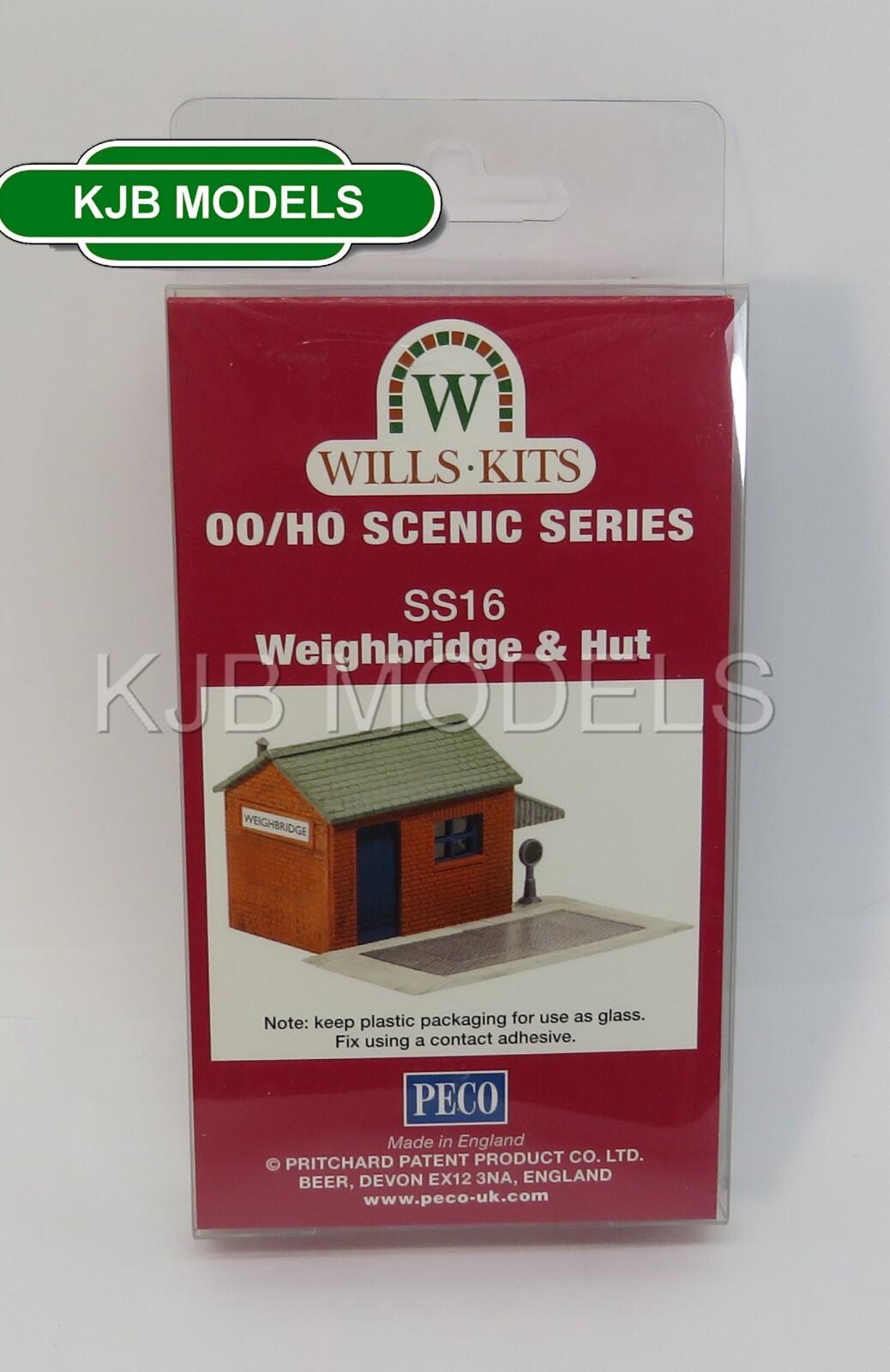 OO Gauge WILLS SS16 Weighbridge and Hut - Plastic Kit