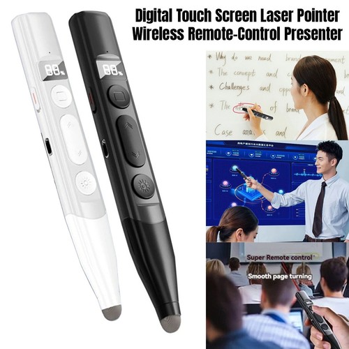 Digital Touch Screen Laser Pointer Wireless Remote-Control Presenter for PPT - 第 1/13 張圖片