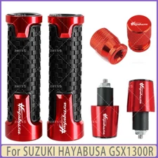 For SUZUKI HAYABUSA GSX1300R Motorcycle Handlebar Grips Bar End Cap Tire Valve