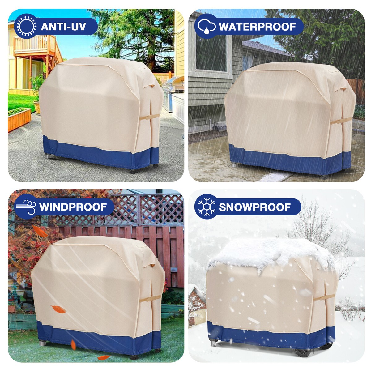 Covers & All Traeger Pro 20 Pellet Grill Cover, Heavy Duty Waterproof Grill Cover Outdoor Grill Uv Weather Resistant Bbq Grill Cover Traeger Tailgater Recte