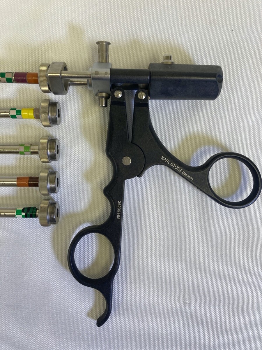 Karl Storz 26296HM Bipolar Ring Handle f/ Dual Sheath w/ 5x 26276A