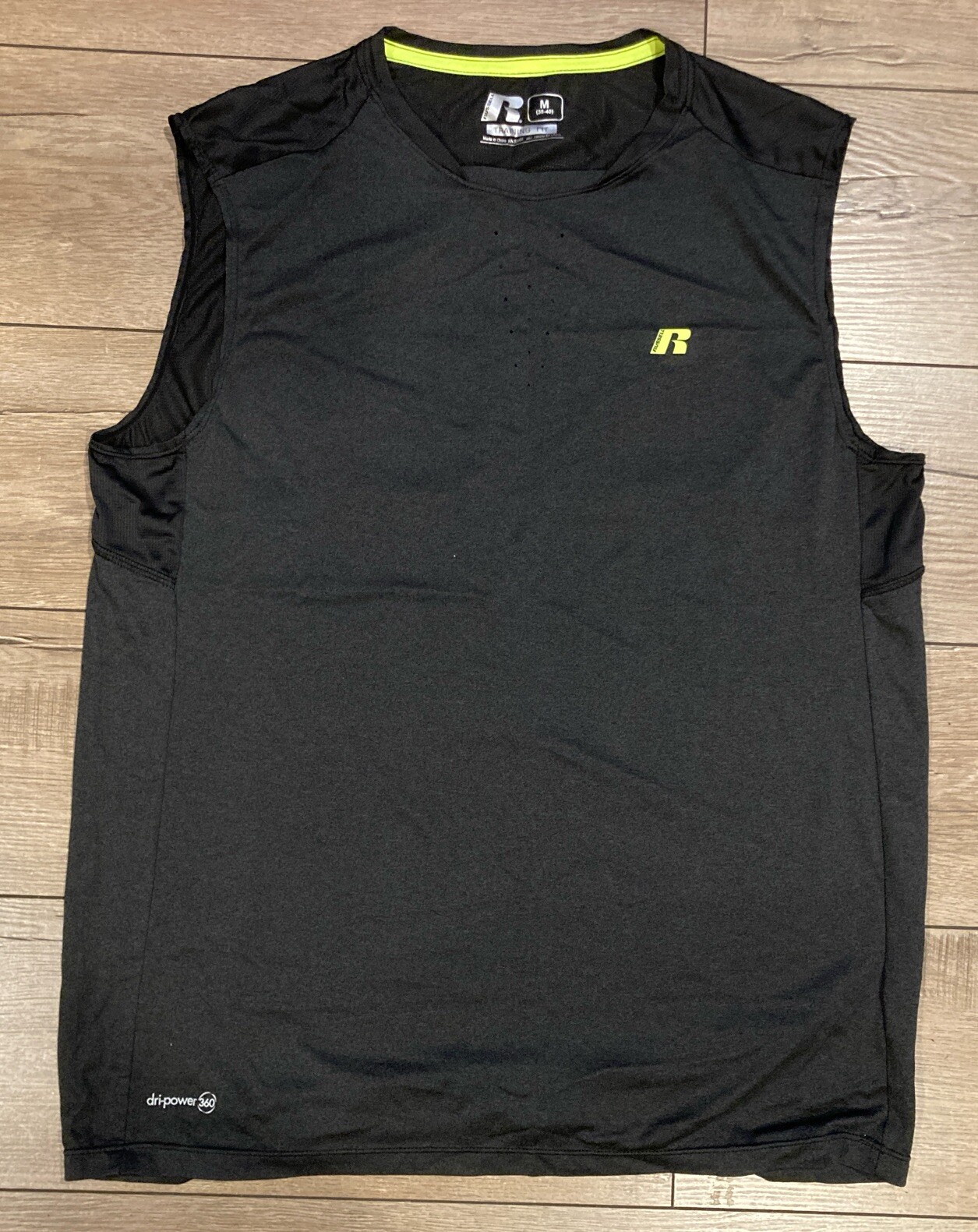 Russell, Training fit, Men’s Large, sleeveless, muscle, shirt, Dri