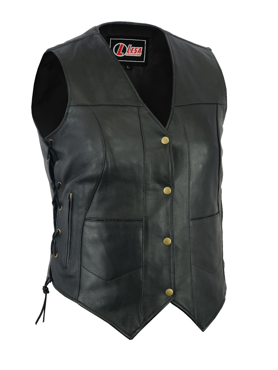 Cowhide vest hotsell black and white