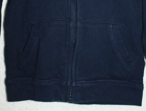 baby GAP Kids Navy Blue White Red Hooded Zipped Sweatshirt Size 4 Years - Picture 4 of 7