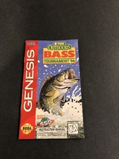 bass tournament 96 Sega genesis manual Only