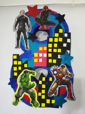 Avengers pinata inspired. super heroes birthday Party marvel super birthday 