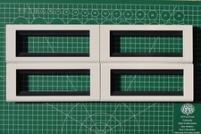 PLACCHE 6 posti 4716BA BIANCA BTICINO LIVING CLASSIC 4716BI - 4 USATE ORIGINALE 