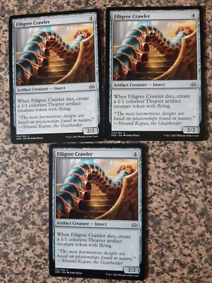 MTG - 3 x Filigree Crawler - Aether Revolt