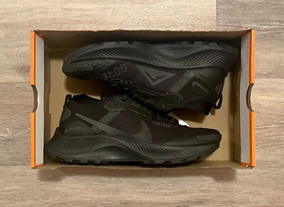 Nike Pegasus Trail 3 GTX 'Black Dark Smoke Grey' DC8794-001 Women's 9.5, Men's 8