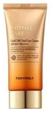 Tonymoly Intense care Gold 24k Snail Sun Cream 50ml SPF 50+ PA++++ Moisture