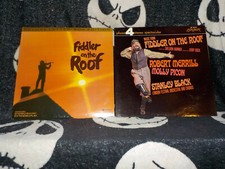 Fiddler On the Roof Letterbox Laserdisc LD Vinyl LP Stage Soundtrk Free Ship 50