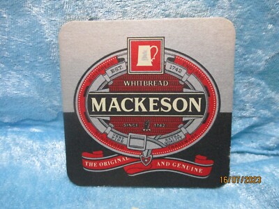 Whitbread Mackeson beer Coaster