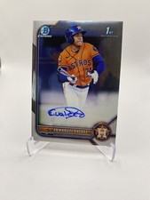 2022 Bowman Chrome ENMANUEL VALDEZ 1st Rookie AUTO #CPA-EV Boston Red Sox RC SP