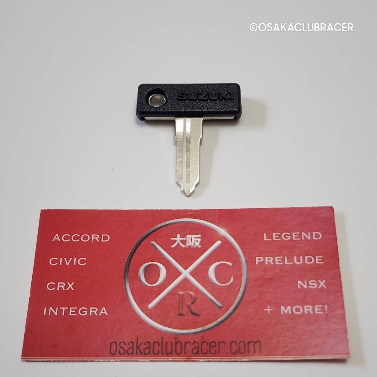 Genuine OEM SUZUKI Motorcycle Key Blank TYPE C A123 37146-01F00 DR