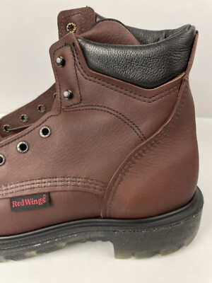 Red Wing 606 Supersole 2.0 Brown Leather Boots Soft Toe  display picture 2