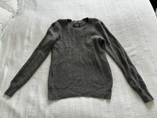 AllSaints All Saints Grey Knit Longline Jumper Size M Lambswool Angora Warm
