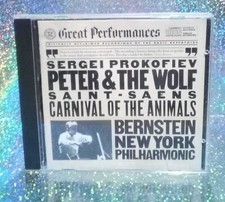  2-1085 "SERGEI PROKOFIEV: PETER  THE WOLF . . . " CD / PRE-HEARD / 1985 / CBS