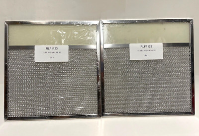 2-PK American Metal RLF1123 Range Hood Filters 11-3/8'' x 11-3/4'' x 3/8'' LG-8316