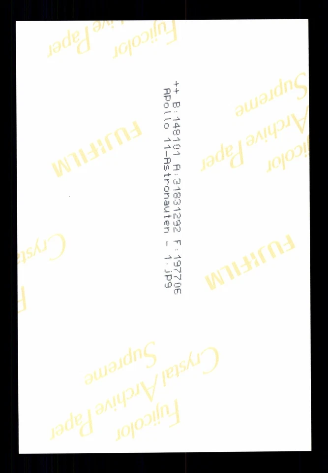 Apollo 11 ++Autogramme++ ++1 Mondlandung 1969 ++CH 18 - Bild 2 von 2