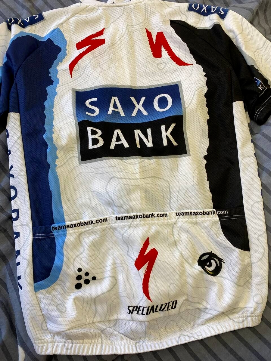 CRAFT Team Saxo Bank Cycling Team UCI WORLD TOUR Full Zip Jersey