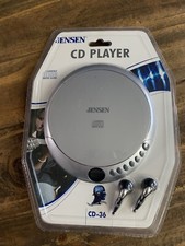 Jensen CD Compact Disc Player Sealed in Package CD-36 Silver New