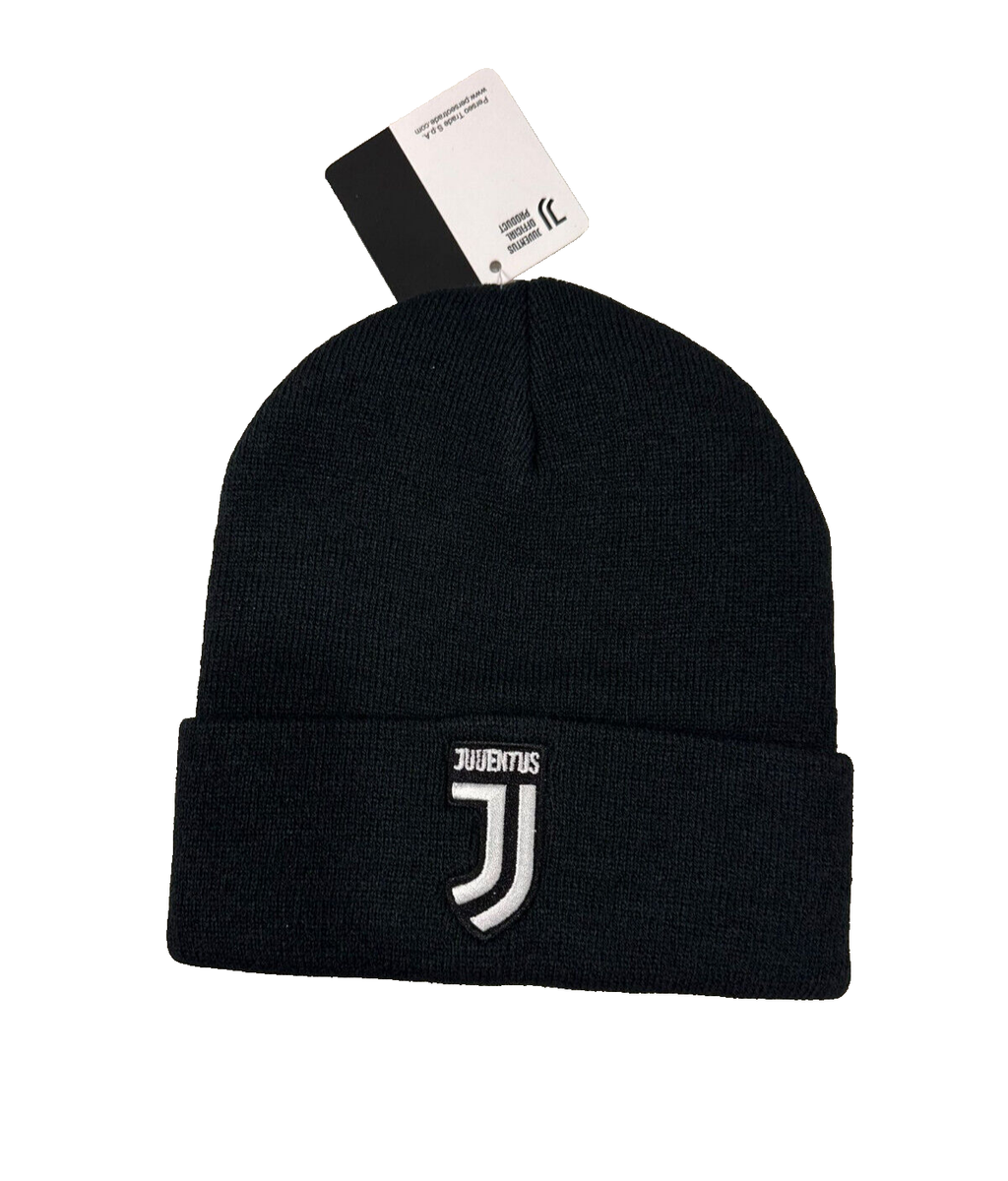 Set Invernale Juventus Ufficiale - Sciarpa Tubolare + Cuffia In Acrilico - Stemmi Ricamati - Regalo Perfetto Per Tifosi - Foto 2