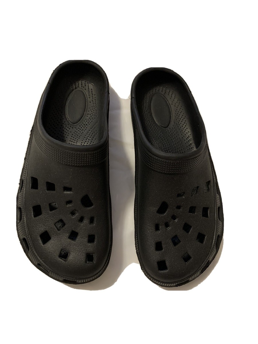 ❤️Slip On Black Size 10 Men/Women Water Resistant Gardening Beach Walking  Clogs